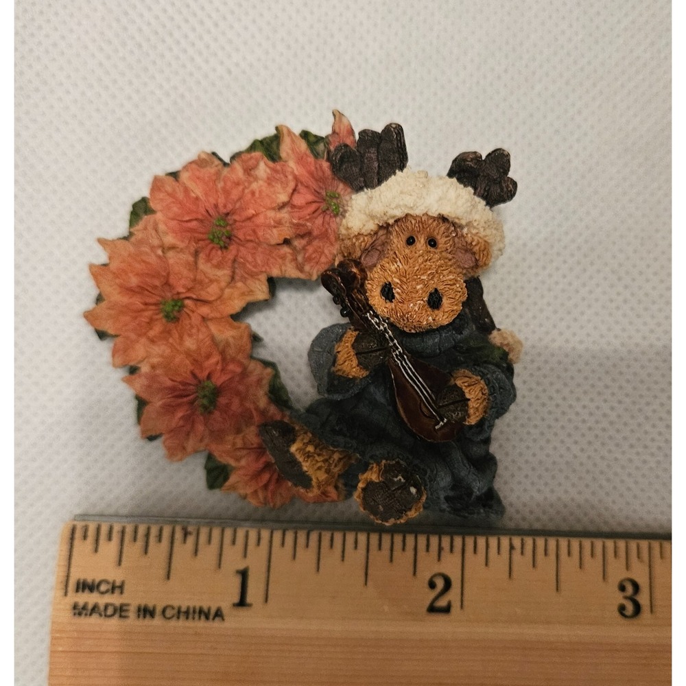 Boyd's Bears Floral Collection Pin Maxamong‎ The Pointsettias 1979 #26135 - Picture 8 of 8